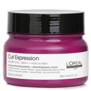 Serie Expert Curl Expression Glycerin 2.5% + Urea H + Hibiscus Seed Professional Mask