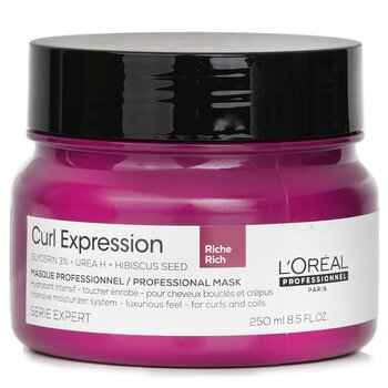 Serie Expert Curl Expression Glycerin 3% + Urea H + Hibiscus Seed Rich Professional Mask